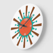 Moderne wandklok uit het midden van de eeuw - graf (Hoek)