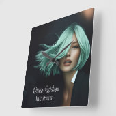 Moderne Wandklok voor Hair Salons haarstylist (Hoek)