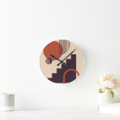 Moderne wandkunst ronde klok (Huis)