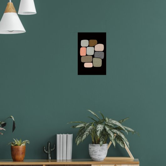 Moderne wandkunstposter poster (Woonkamer 1)