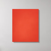 Moderne Warm Red Grainy Texture Canvas Afdruk (Voorkant)