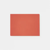 Moderne Warm Red Grainy Texture Post-it® Notes (Voorkant)