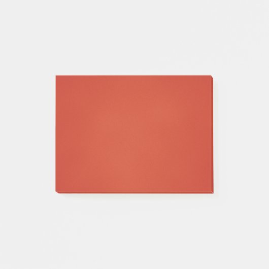 Moderne Warm Red Grainy Texture Post-it® Notes (Voorkant)