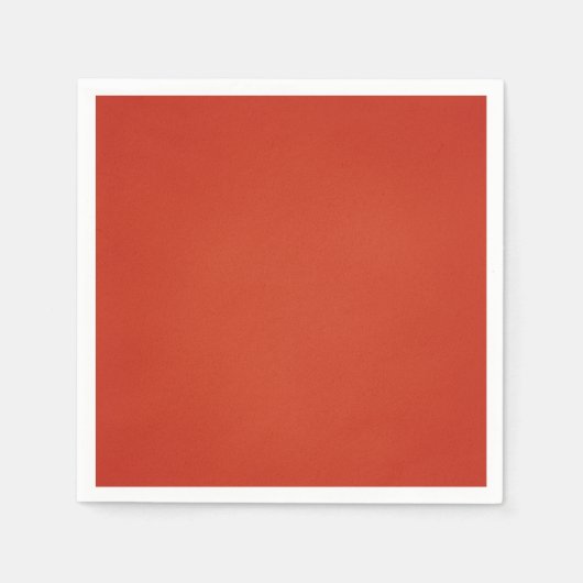 Moderne Warm Red Grainy Texture Servet (Voorkant)