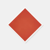 Moderne Warm Red Grainy Texture Servet (Hoek)