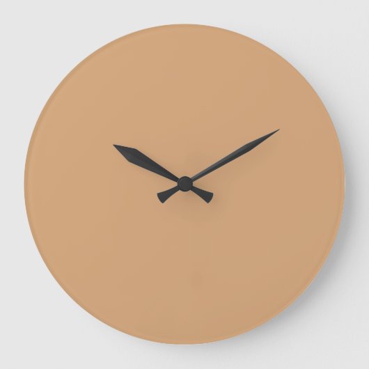 Moderne Warm Sand Wall Klok -  (Voorkant)