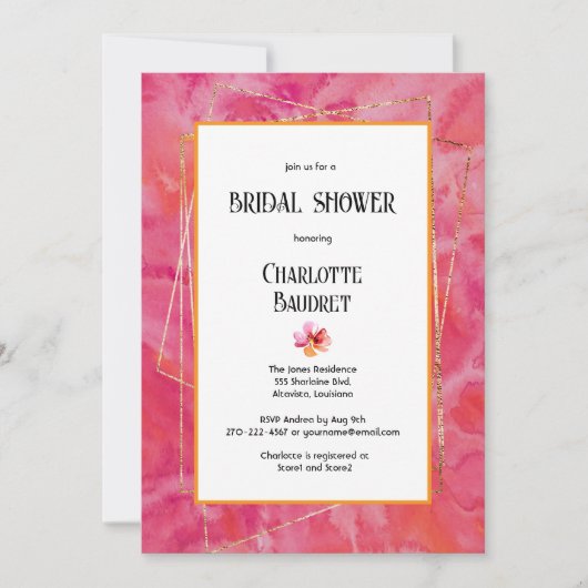 Moderne warme kleur kaart (Voorkant)