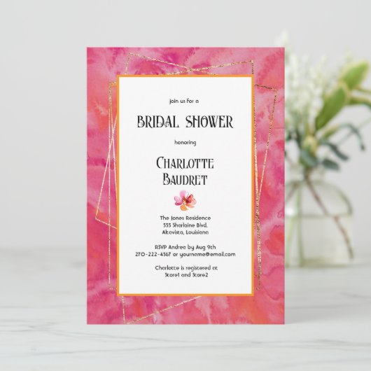 Moderne warme kleur kaart (Staand voorkant)