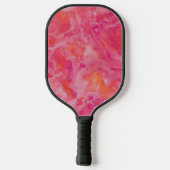 Moderne warme kleur pickleball paddle (Achterkant)