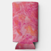 Moderne warme kleur seltzer blikjeskoeler (Achterkant)