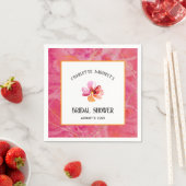 Moderne warme kleur servet (Insitu)