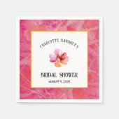 Moderne warme kleur servet (Voorkant)