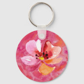 Moderne warme kleur sleutelhanger (Achterkant)