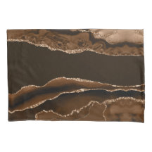 Moderne Warme Tonen Bruin en Gouden Agaat