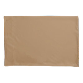 Moderne Warme Tonen Gouden Effen Kleur Taupe Kussensloop