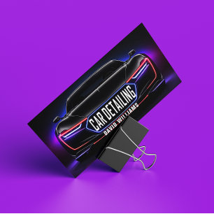 Moderne was en automatische details visitekaartje