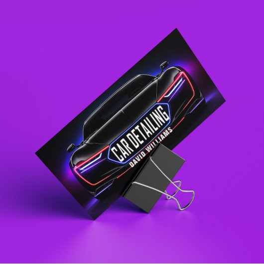 Moderne was en automatische details visitekaartje