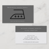 Moderne wasgoed voor wasgoed visitekaartje (Voorkant / Achterkant)