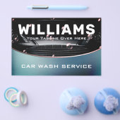 Moderne wasmachine in metalen stijl flyer (Enkel)