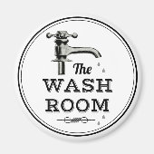 Moderne  wasruimte met uitdruppelaar magneet (Voorkant)