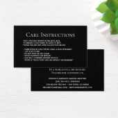 Moderne wasverzorgingsinformatie visitekaartje (Bureau)