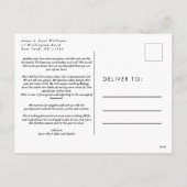 Moderne wat een jaar fotocollage feestdagenkaart (Achterkant)