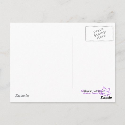 Moderne Water Color Splash Briefkaarten (Achterkant)