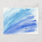 Moderne Water Color Splash Briefkaarten (Voorkant)