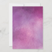 Moderne Watercoler Cross bevestiging uitnodiging (Achterkant)