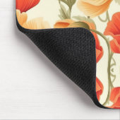 Moderne Watercolor Bloemen Muismat (Hoek)