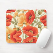 Moderne Watercolor Bloemen Muismat (Met muis)