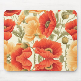Moderne Watercolor Bloemen Muismat