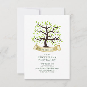 Moderne Watercolor Familie Reünie Save The Date
