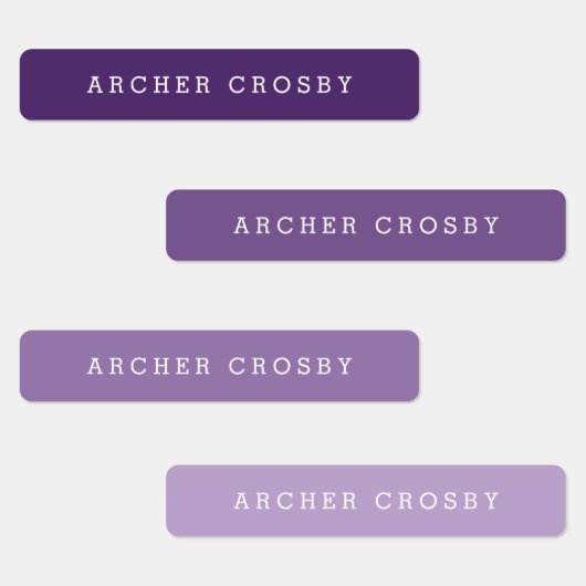 Moderne waterdichte benaming labels (Groep)