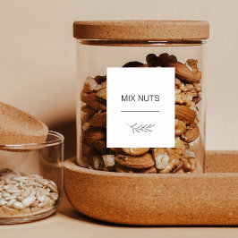 Moderne Waterdichte Keuken Kruidenpot Etiket Sticker