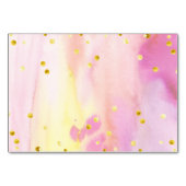 Moderne waterkleur details RSVP kaart (Achterkant)