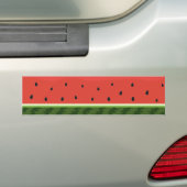 Moderne Watermeloen Bumpersticker (Op auto)