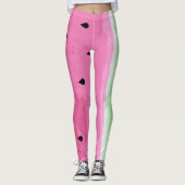 moderne watermeloen Print Leggings (Voorkant)