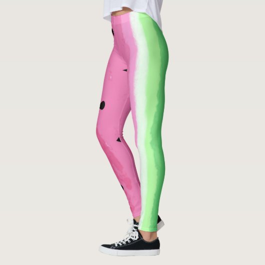 moderne watermeloen Print Leggings (Links)