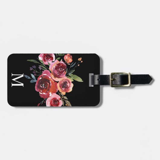 Moderne Waterverf - Aangepast Bagagelabel (Voorkant horizontaal)