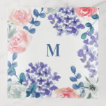 Moderne Waterverf - Aangepast monogram Sierschaaltjes<br><div class="desc">Transformeer een dagelijkse essentiele in een kunstwerk met de Modern Waterverf Floral Custom Monogram Trinket Tray. Deze prachtige lade nodigt u uit om een persoonlijke touch te geven aan een praktisch item, waardoor het een uniek op maat gemaakt cadeau is voor die speciale persoon. Dit dienblad is versierd met een...</div>