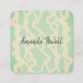 moderne waterverf aangepaste visitekaartjes sjablo (Voorkant)