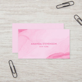 Moderne waterverf abstract II Visitekaartje