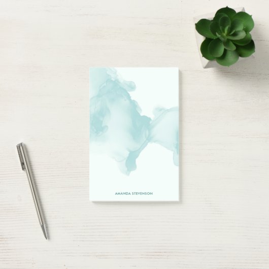 Moderne waterverf abstract post-it® notes (Kantoor)