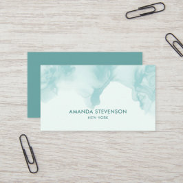 Moderne waterverf abstract visitekaartje