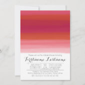 Moderne Waterverf Abstract Vrijgezellenfeest Kaart (Voorkant)