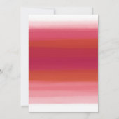 Moderne Waterverf Abstract Vrijgezellenfeest Kaart (Achterkant)