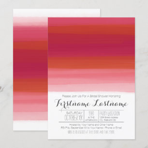 Moderne Waterverf Abstract Vrijgezellenfeest Kaart