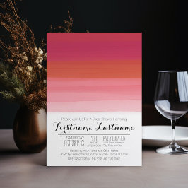 Moderne Waterverf Abstract Vrijgezellenfeest Kaart