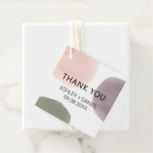 Moderne Waterverf Abstracte bruiloft gunst geschen Bedankjes Labels (In situ)